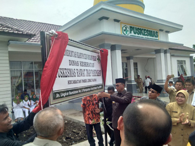 Resmikan Puskesmas Rawat Inap Panipahan, Gubri Tegaskan Pemprov Komit Layani Masyarakat